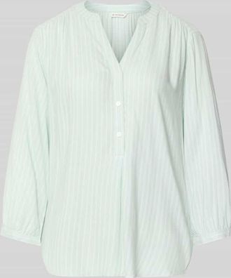 Tom Tailor Comfort Fit Langarmbluse aus reiner Viskose in Mint, Gr&ouml;&szlig;e 34