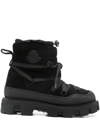Moncler 45mm lace-up apres boots - Black