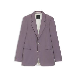 BOSS Relaxed-fit jacket in twill