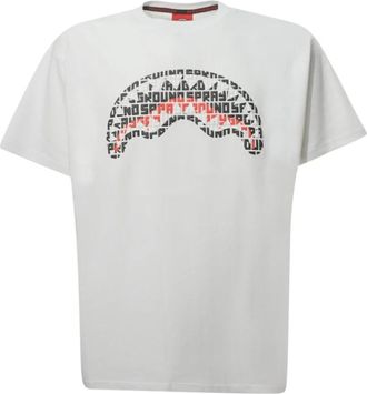 Sprayground Infinity Shark Regular T-Shirt - Heren - T-shirts - Wit - M - Katoen - Tops
