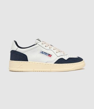 Autry Baskets Homme Medalist Low Soflea Sue White Denim