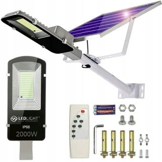 OEM L&aacute;mpara Solar De Jard&iacute;n Para Poste Potente Panel De Calle De 2000w