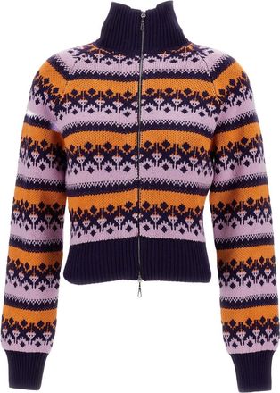 Paco Rabanne C&aacute;rdigan Jacquard Corto - Knitwear - Mujer - Multicolor - XS