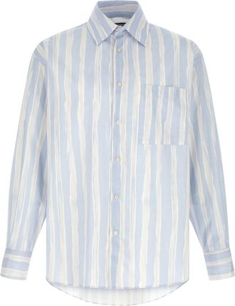 Jacquemus Light Blue La Chemise Camargue Shirt