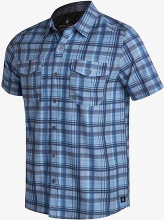 Spyder Men Seaside Collared Shirt in Dusty Blue at Nordstrom, Size Medium