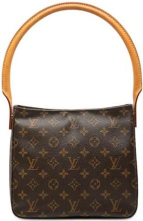 Louis Vuitton Pre-owned Shoulder Bags, female, Brown, Size: ONE SIZE Pre-owned Looping MM