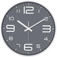OEM Reloj De Pared De 30 Cm, Elegante, Moderno, Silencioso, Sin Tictac, Movimiento De Cuarzo, Funciona Con Pilas, Dise&ntilde;o Redondo Decorativo Para El Hogar/