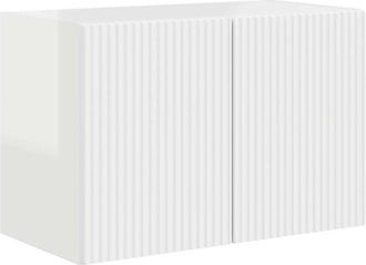 vidaXL Mueble De Tv Montado En La Pared Brillante 59,5 X 31 X 40 Cm Vidaxl