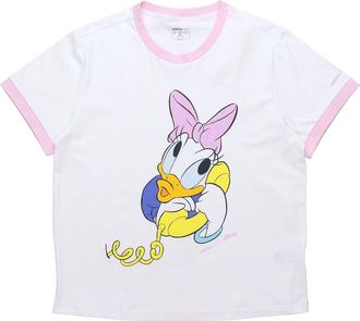 adidas (WMNS) adidas neo Dsny Cp Tee Disney Donald Duck Sports Short Sleeve White GJ5623