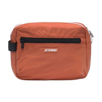 K-Way Demu Beauty Case - unisex - Tassen - Oranje - Maat: ONE Size Zijde