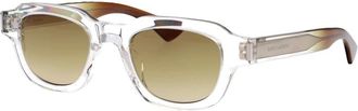 Saint Laurent 791 003 Zonnebril - unisex - Accessoires - Grijs - Maat: 48 MM Leer