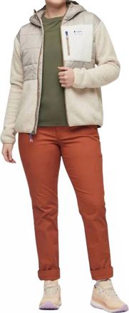 Cotopaxi Trico Hybrid Hooded Jacket In Oatmeal/cream