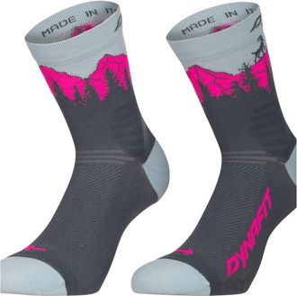 Dynafit Traverse Mid Laufsocken - Unisex | grau/blau