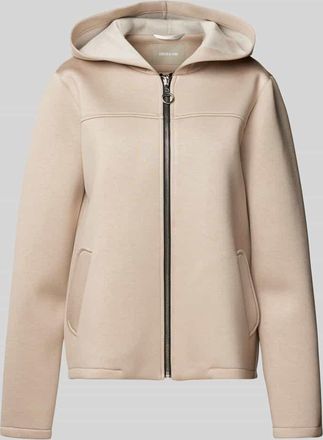 AMBER & JUNE Jacke mit Kapuze in Beige, Gr&ouml;&szlig;e 40