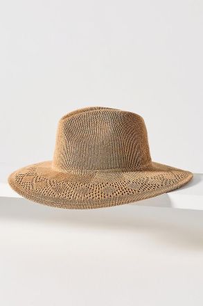 Wyeth Nyc Evie Flatbrim Rancher Hat