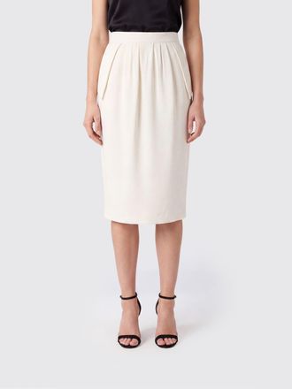 Stella McCartney High-Waisted Cr&ecirc;pe Midi Pencil Skirt with Darts