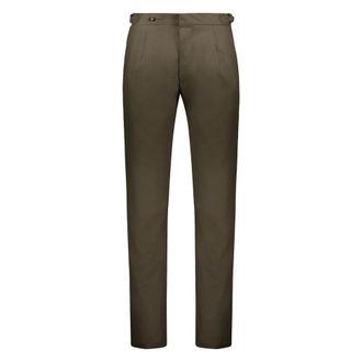 Moorer Hombre, Pantalones, Verde, Talla: S