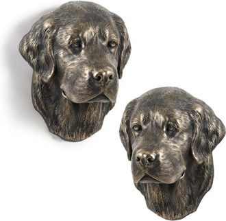 OEM Golden Retriever: Una Estatuilla De Perro, Un Busto Colgante, Una Decoraci&oacute;n &Uacute;nica Para Un Amante De Los Perros De Art-dog