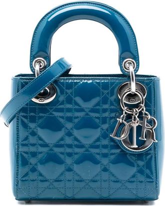 Dior Pre-owned Dior Mini Patent Cannage Lady Dior HH2IJXUGNZE8MGBL