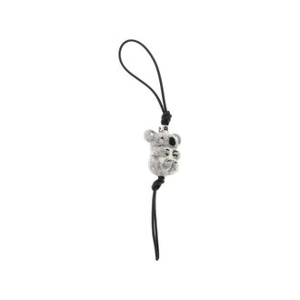 Loewe Koala Charm In Felt and Calfskin