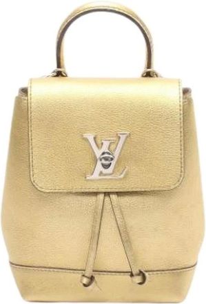 Louis Vuitton Pre-owned Backpacks, female, Yellow, Size: ONE SIZE Pre-owned Vintage Backpack