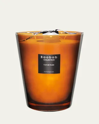 Baobab Max 24 Les Prestigieuses Cuir de Russie Scented Candle