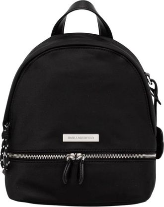 Karl Lagerfeld Kleine Stadsrugzak - Dames - Rugzakken - Zwart - ONE Size - Tassen