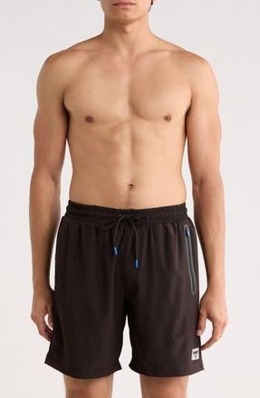Hurley Passenger Volley Swim Shorts in Black at Nordstrom Rack, Size X-Large