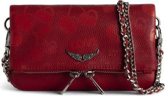 Zadig&Voltaire mini Rock clutch bag - women - LWG-Certified Gold-Rated Leather - One Size - Red