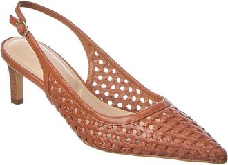 Dune London Divided Leather Slingback Pump