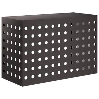vidaXL Funda Para Aire Acondicionado Negro 90 X 40 X 60 Cm Acero Vidaxl