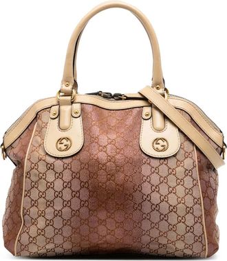 Gucci Borsa a tracolla Scarlett media in lurex GG 2016-2025 - Marrone