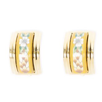 Herm&egrave;s Enamel Clip On Earrings armband