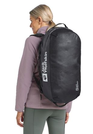 Jack Wolfskin Sporttasche JACK WOLFSKIN ALL-IN DUFFLE 35, Damen, Gr. onesize, grau (phantom), Polyester, Taschen Sporttasche