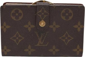 Louis Vuitton Pre-owned Coated Canvas Wallet - Dames - Vintage Accessoires - Bruin - ONE Size - Vintage