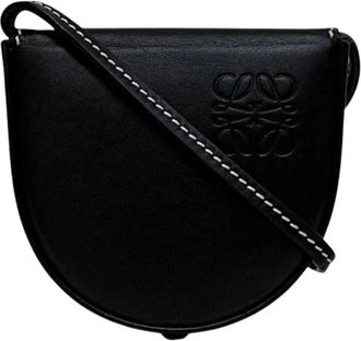 Loewe Pre-owned Cross Body Bags, female, Black, Size: ONE SIZE Pre-owned Leather Shoulder Bag