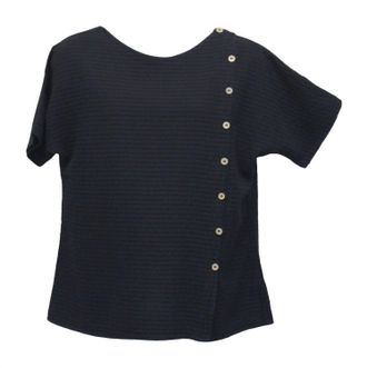 BECCA by Rebecca Virtue Womens Mirage Cotton Top In Black