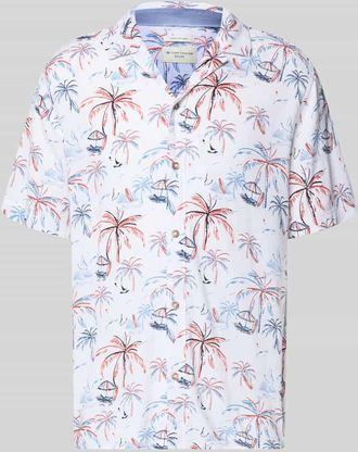 Tom Tailor Regular Fit Freizeithemd aus Viskose-Leinen-Mix in Weiss, Gr&ouml;&szlig;e XXXL