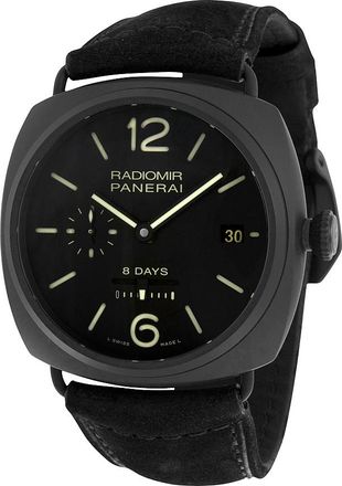 Officine Panerai Pre-owned Panerai Radiomir 8 Days Brown Dial Mens Watch PAM00384