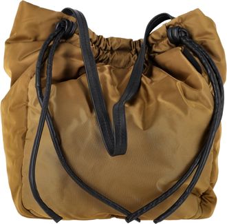 Proenza Schouler Proenza Schouler draagtas met trekkoord in bruin nylon