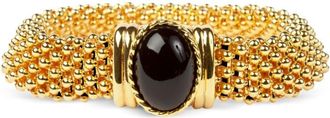 Susan Caplan Vintage 1990s pre-owned Elizabeth Taylor interchangeable bracelet - women - Gold Plated Brass/Faux Pearl - One Size