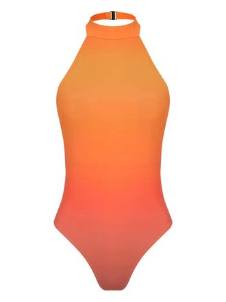 Osklen Badpak met open rug - Oranje