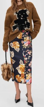 Essentiel Jonsea Midi Length Pencil Skirt In Off White