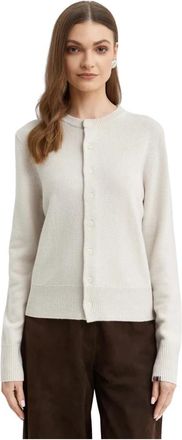 Extreme Cashmere Little Lamb Cardigan - Dames - Cashmere truien - Wit - ONE Size - Wol - Truien & Vesten