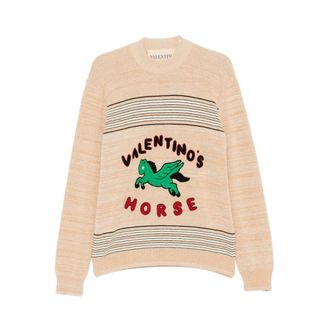 Valentino Hombre, Jerseys, Beige, Talla: M