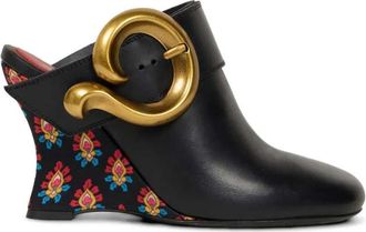 Etro Etro Clog-Schuh mit Keilabsatz