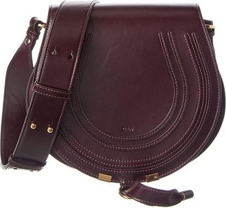 Chlo&eacute; Marcie Leather Saddle Bag