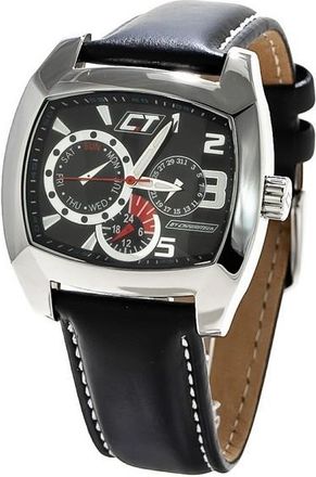 Chronotech Mens Watch CC7049M-02 (38 mm) - Black - One Size