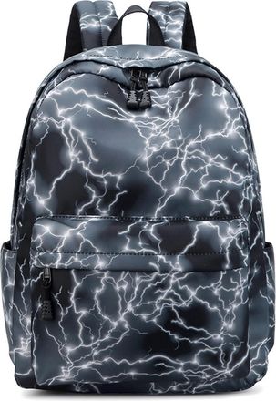 Generic Boys And Girls School Backpack Junior And Intermediate School Bag Laptop Teenagers Lightweight Travel Backpack Backpack Leather (Black, One Size)