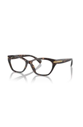 Ralph Lauren 53mm Rectangle optical glasses in Tortoise at Nordstrom